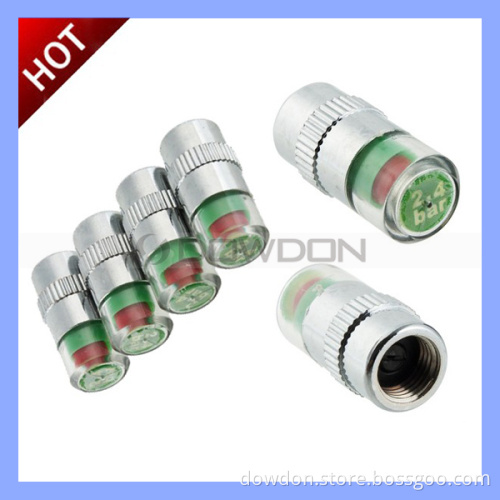 2.4 Bar Car Monitor Valve Sensor Tire Pressure Indicator Gauge Cap Alert 4 Tires (TIRE-01)